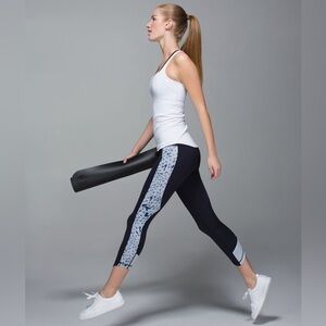 Lululemon Retreat 7/8 Pant Naval Blue/Star Crushed Silver Fox Deep Navy